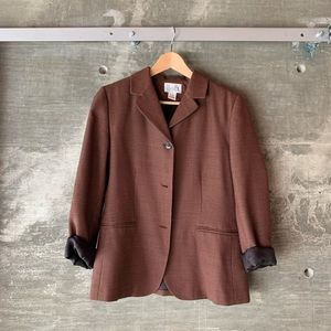 Brown Oversized Blazer